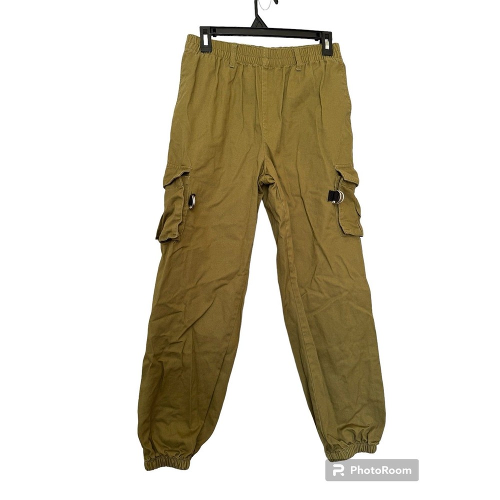 Forever 21 army green cargo joggers size M